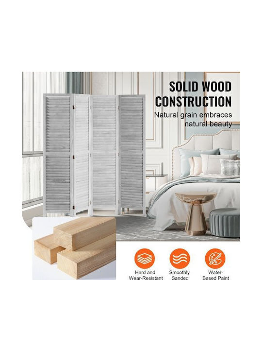 Vevor Decorative Room Divider Wooden 162x170cm