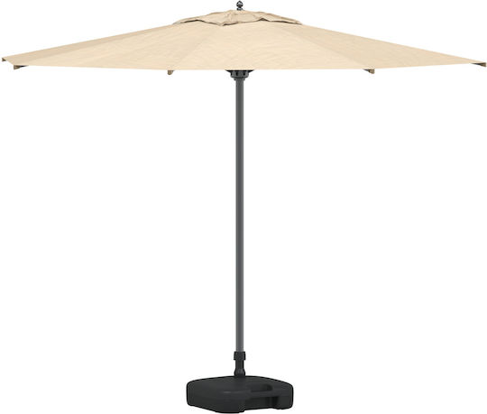 Outdoor Umbrella Base Vidaxl 28 Kg of Sand or 24 Liters of Water Black