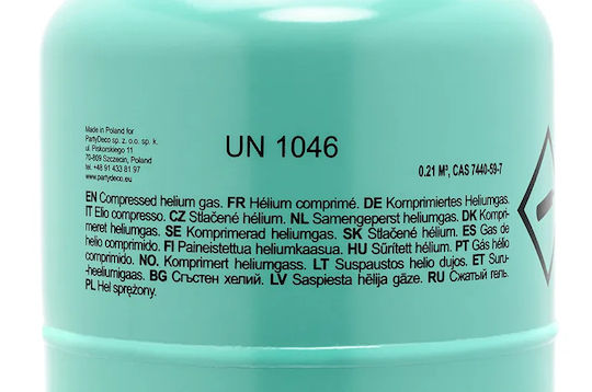 Helium Bottle for 30 Balloons