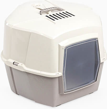 My Pets Solution Mypets Solutions Edge Cat Toilet Closed Beige L53.5 x W51 x H38.5cm