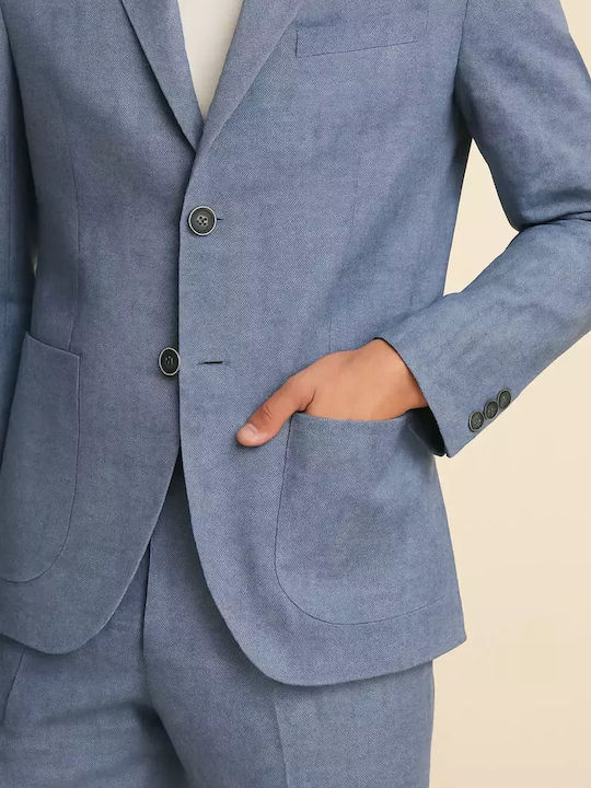 Vară Sacou bărbați Light Blue