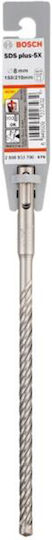 Bosch Set of 5 Quadriceps Four-Cut Diamond Drills with SDS Plus Shank for Masonry