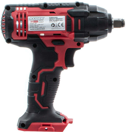 Raider RDP-SCIW20 Μπουλονόκλειδο Μπαταρίας 20V Solo με Υποδοχή 1/2"