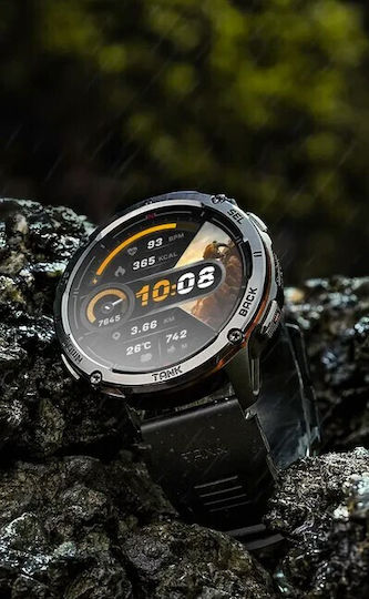 Kospet Tank T3 Ultra 2 Stainless Steel Smartwatch with Heart Rate Monitor (Black)