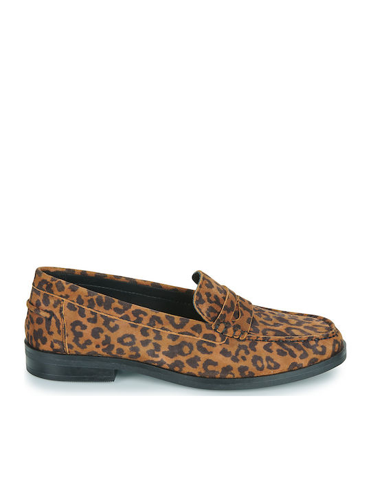 Women's Moccasins in Brown Color