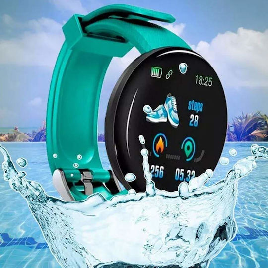 Smartwatch με Παλμογράφο (Πράσινο)