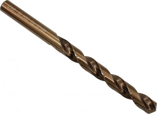 Izar Set of 10 Drills Cobaltium Titanium with Cylindrical Shank for Metal