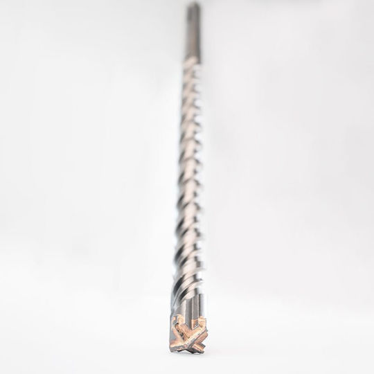 Bormann BHT4158 Four-Cut Diamond Drill with SDS Max Shank for Masonry 35x1000mm