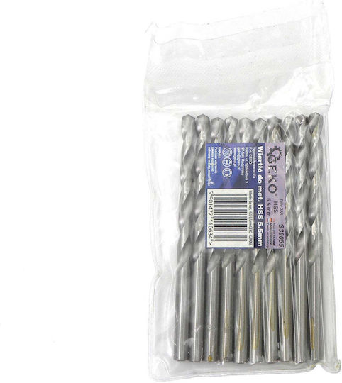 Geko Diamond Drill HSS with Cylindrical Shank for Metal