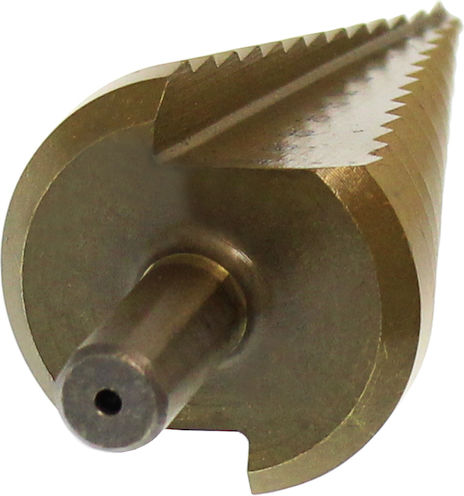 Pasco Conical Drill HSS-Tin cone 4-39mm HSS Titanium with Cylindrical Shank for Metal και Wood 004965