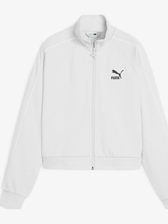 T7 Γυναικείο Αθλητικό Μπουφάν Puma White