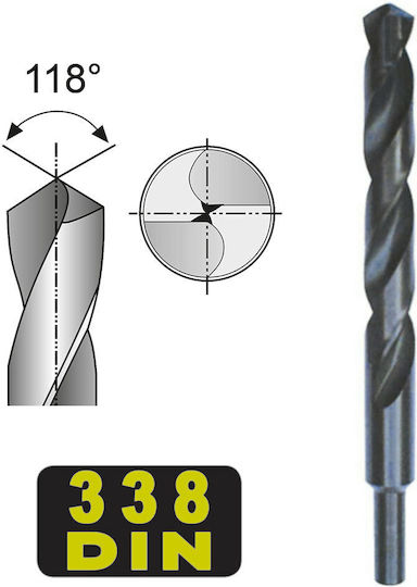 Ptg Drill HSS with Cylindrical Shank for Metal 19mm