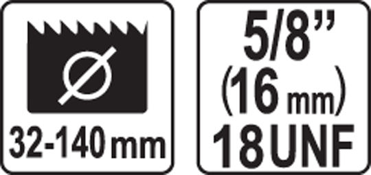 Yato Centered Hole Saw Carrier for Metal and Plastic 130gr