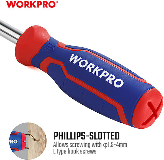 WorkPro Screwdriver with Interchangeable Tips
