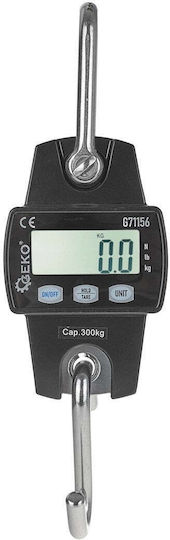 Electronic Scale Hook Maximum Capacity 300 Kg Geko G71156