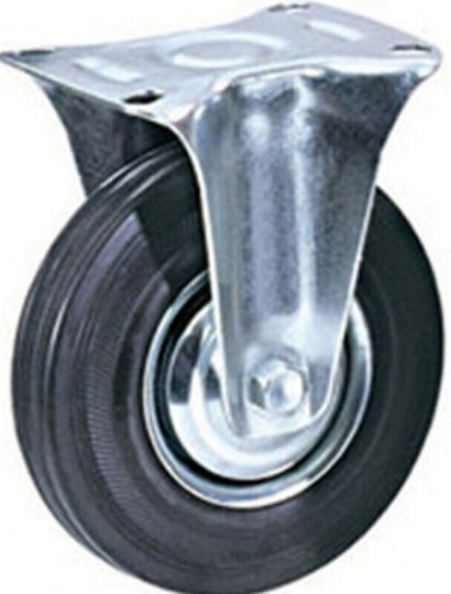 Ruotec 502.000.000.075 Ρόδα Βιομηχανική Μαύρη 75x22mm