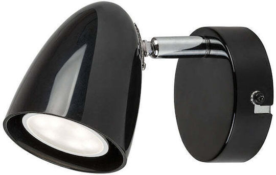 Rabalux Single Spot with Socket GU10 in Black Color