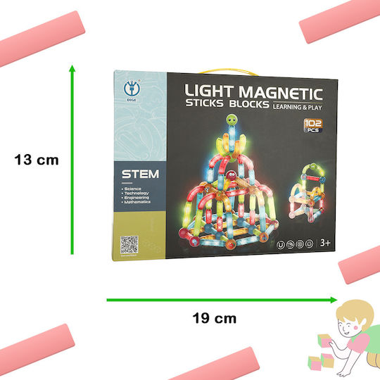 Jucărie Magnetică De Construcție Pentru Copii 1,5+ Ani