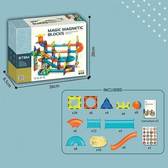 Jucărie Magnetică de Construcție pentru Copii de 3+ Ani