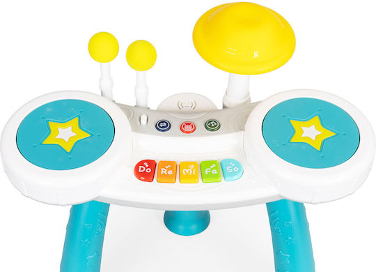 Instrument Muzical LikeSmart Drum Kit Cu Muzică Și Sunete Pentru 18+ Luni Roșu