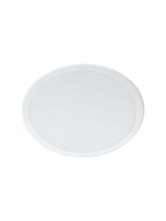 Philips MESON Τετράγωνο Μεταλλικό Χωνευτό Σποτ με Ενσωματωμένο LED και Φυσικό Λευκό Φως Λευκό 19x19εκ.