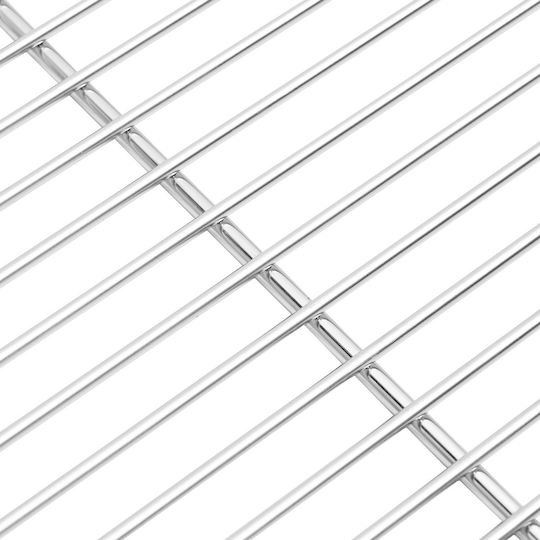 vidaXL Inox Grillrost mit Beinen 40cmx35cmcm
