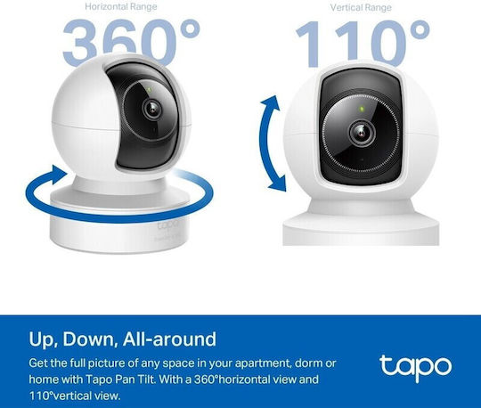 TP-LINK TAPO C222 v1 IP Surveillance Camera Wi-Fi Full HD+ 4MP with Two-Way Communication and 4mm Lens