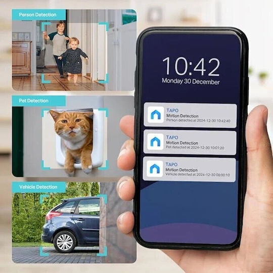 TP-LINK TAPO C222 v1 IP Surveillance Camera Wi-Fi Full HD+ 4MP with Two-Way Communication and 4mm Lens