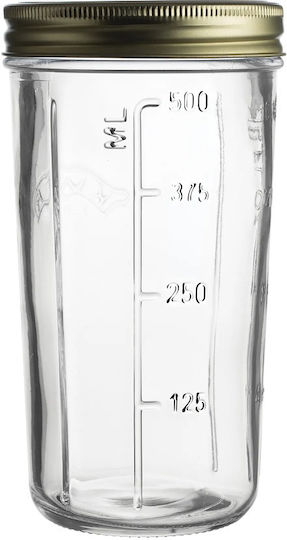 KIlner Kilner Ваза за Обща Употреба с Капак Стъклена Прозрачна 500ml