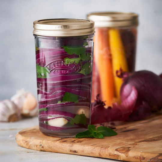 KIlner Kilner Ваза за Обща Употреба с Капак Стъклена Прозрачна 500ml
