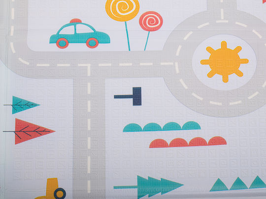 Kinderteppiche Autos Grau 198x177cm