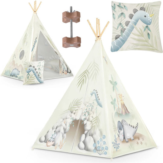 Kids Indian Teepee Play Tent White