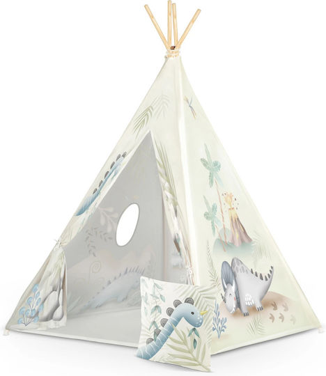 Kids Indian Teepee Play Tent White