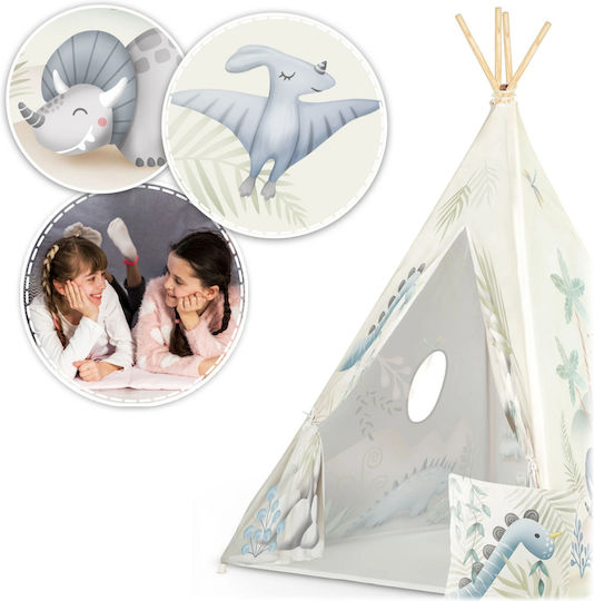 Kids Indian Teepee Play Tent White