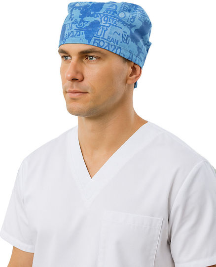 Northcure Unisex Blue Cotton Surgical Cap