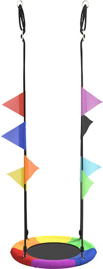 vidaXL Hanging Swing Nest 60x60x60cm Multicolour