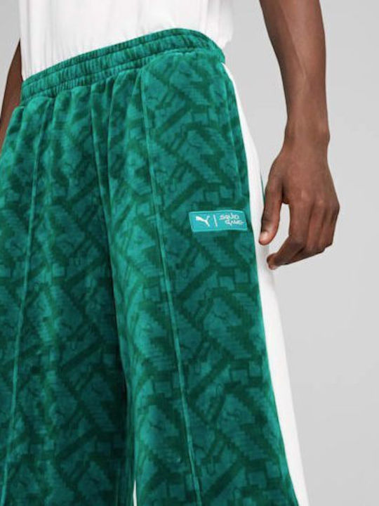 T7 Iconic Jogginghose ohne Gummizug Grün