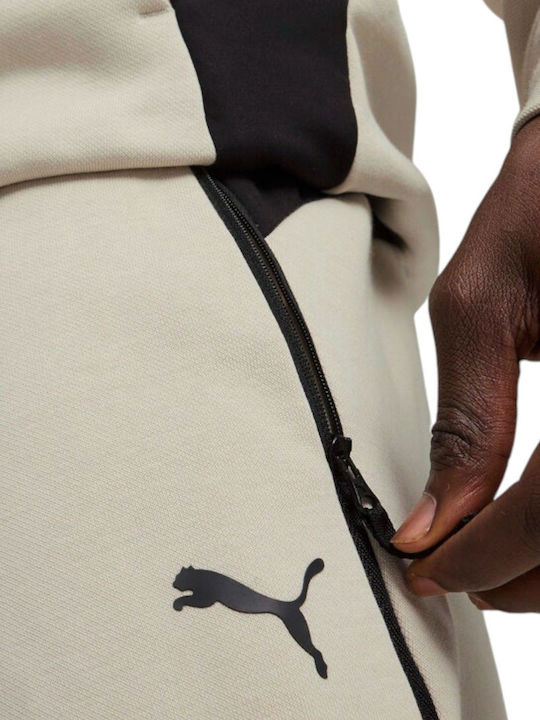 Pumatech Sweatpants with Elastic Caramel Latte