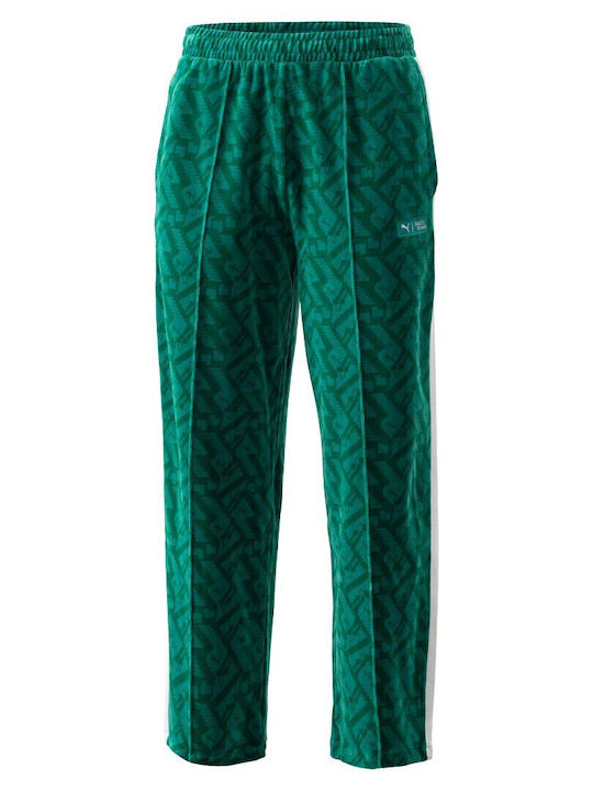 T7 Iconic Jogginghose ohne Gummizug Grün