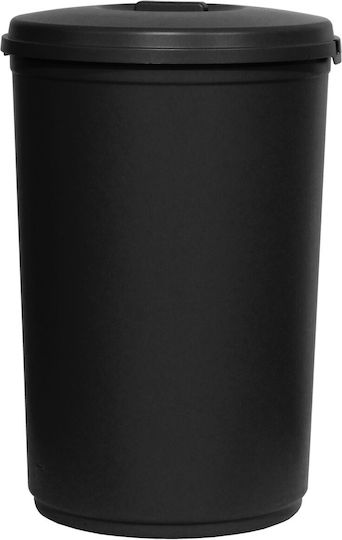 Viomes Plastic Waste Bin 60lt Black