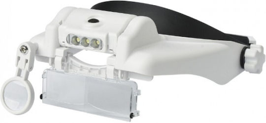 Safety Glasses with Magnification with Transparent Lenses and LED Light 1pcs