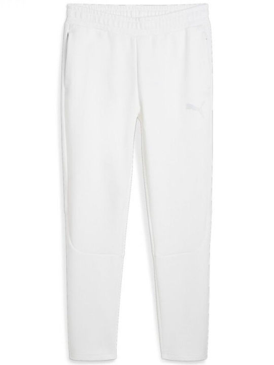 Pantaloni de trening cu Elastic Alb
