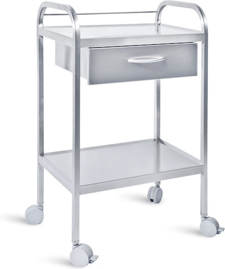 +DM Τροχήλατο Τραπεζάκι Krankenpflege B60xT40xH80cm D-32