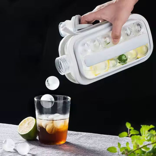 Round Silicone Ice Cube Tray White 44053