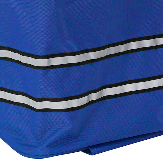 Stoff Einkaufswagen Blau 47x39x101cm