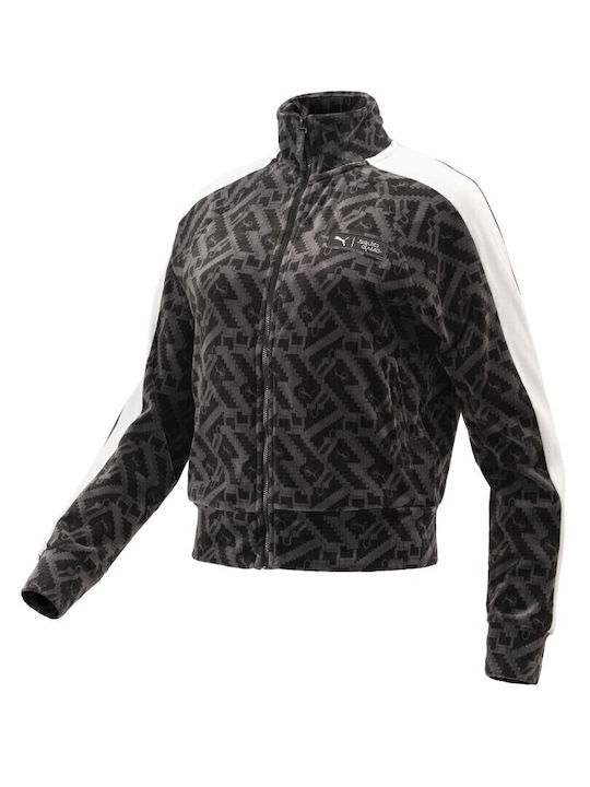 T7 Γυναικείο Track Jacket Μαύρο