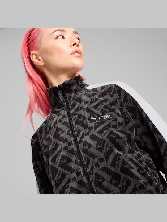 T7 Γυναικείο Track Jacket Μαύρο