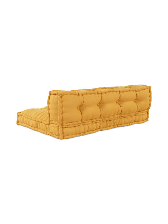 vidaXL Pernă De Canapea Perne Pentru Scaune De Grădină Cu Spătar Galben 40x60cm