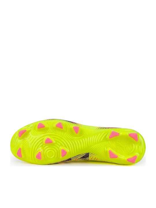 PUMA Future 8 Play Football Shoes With Cleats FG/AG Yellow PUMA Future 8 Play Football Shoes With Cleats FG/AG Yellow