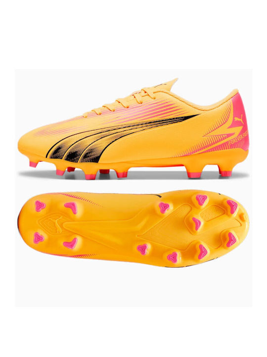 PUMA Ultra Play Ποδοσφαιρικά Παπούτσια με Τάπες FG/AG Πορτοκαλί